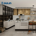 Modern smart kitchen with seating electric kitchen set